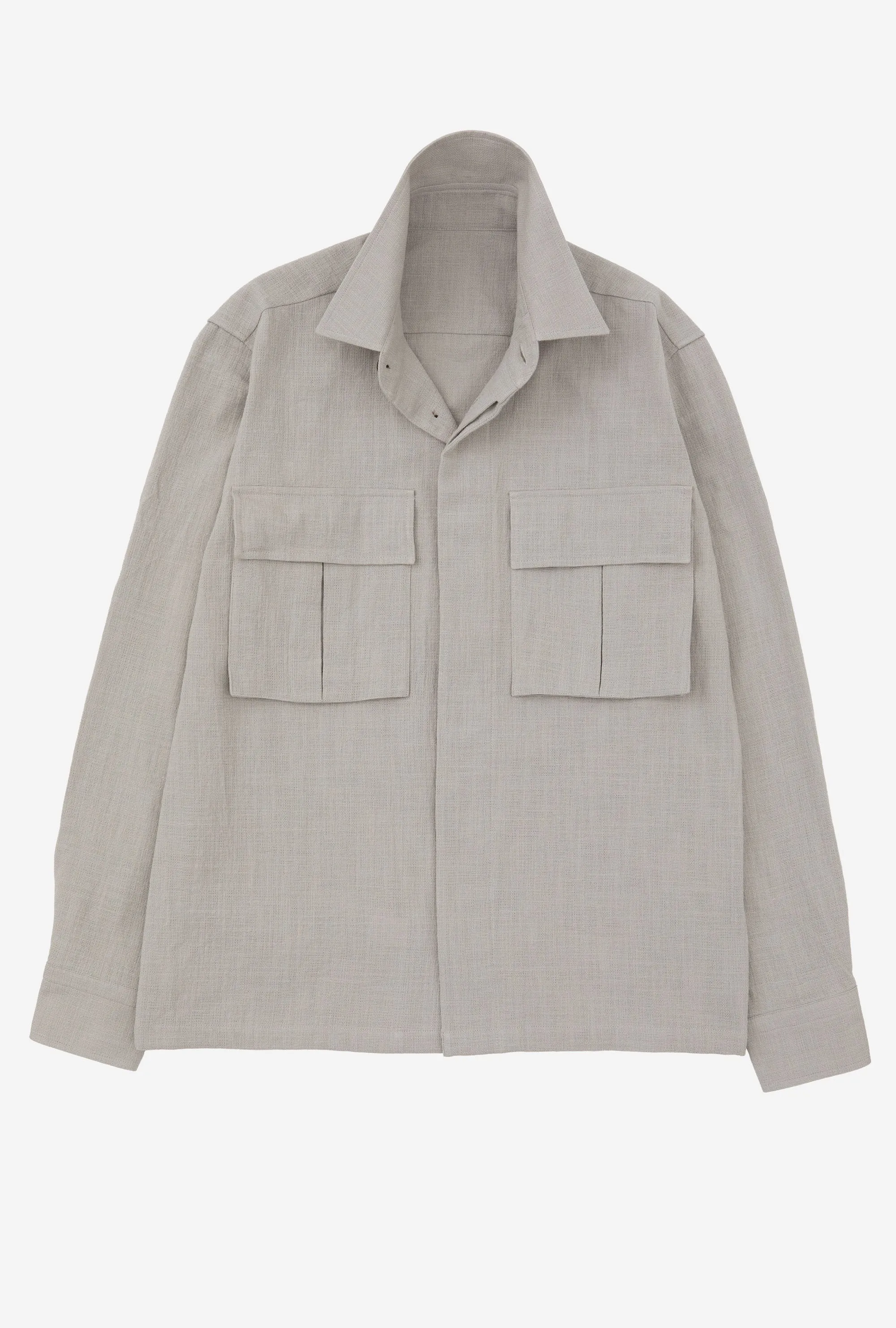 Field Overshirt Mesh Cotton Stone sold by Anglo Italian product image thumbnail 4