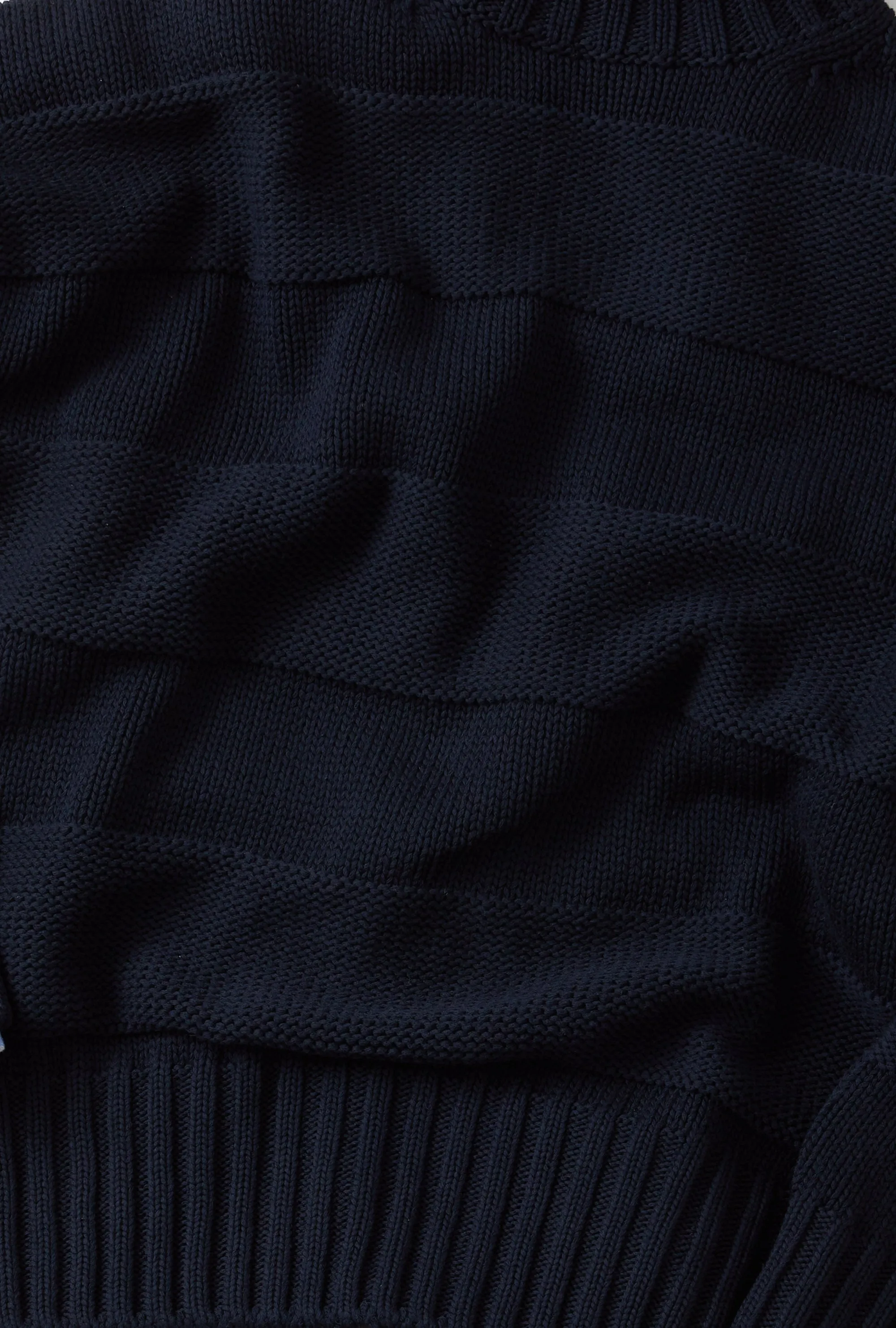 Mockneck Heavy Cotton Navy Stripe sold by Anglo Italian product image thumbnail 4