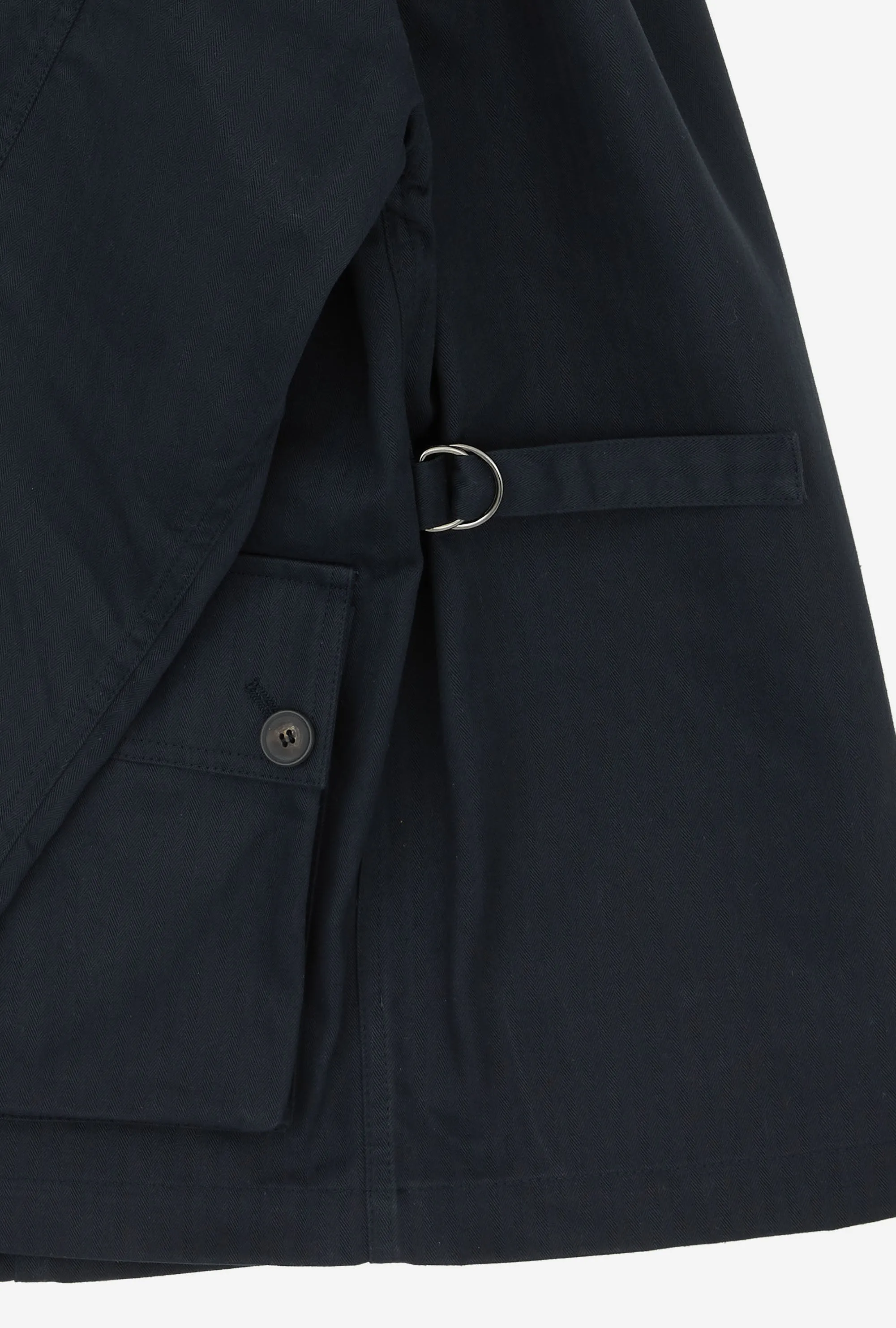 Field Jacket Waxed Cotton Canvas Navy sold by Anglo Italian product image thumbnail 5