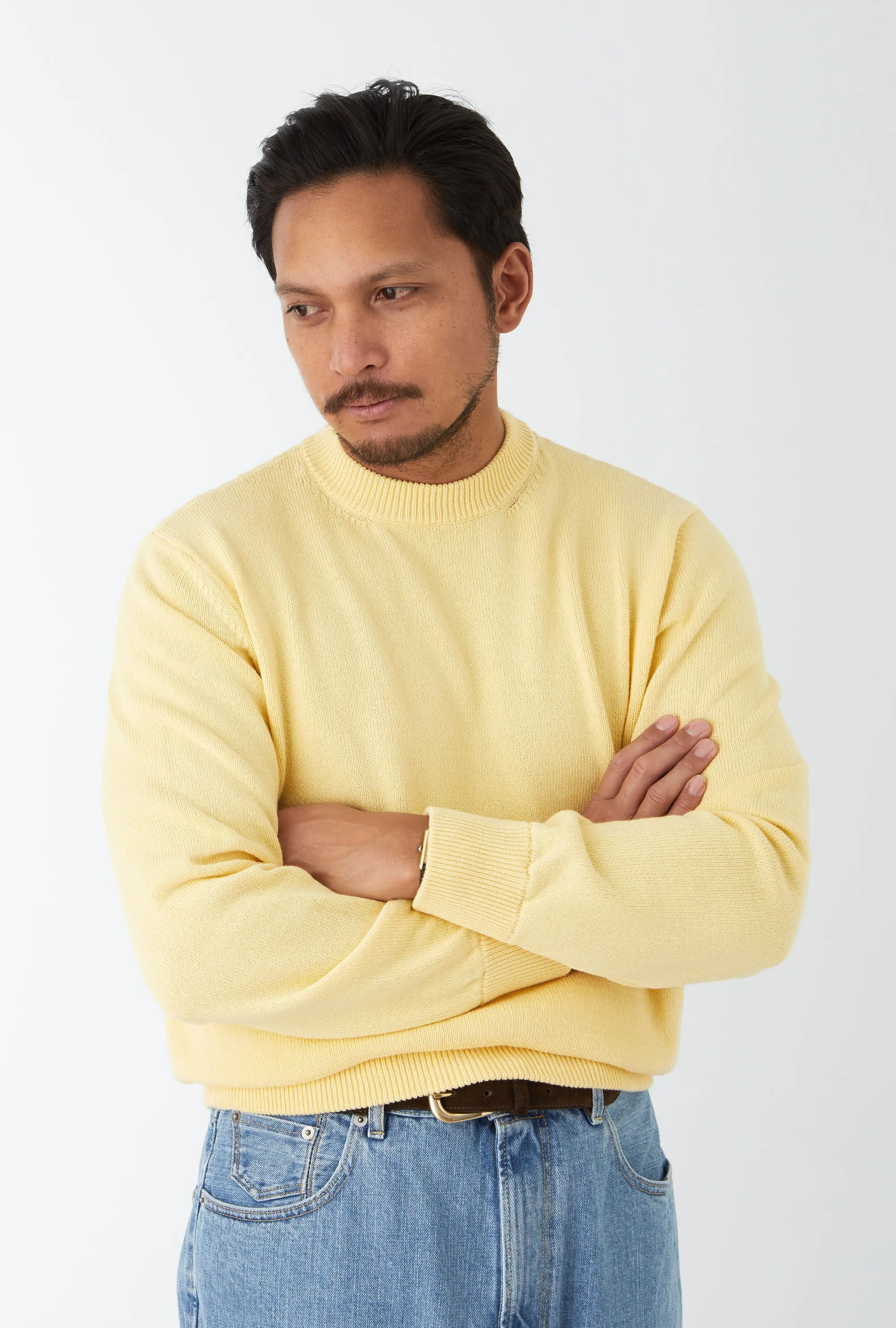 Crewneck Heavy Cotton Sunflower sold by Anglo Italian product image thumbnail 3