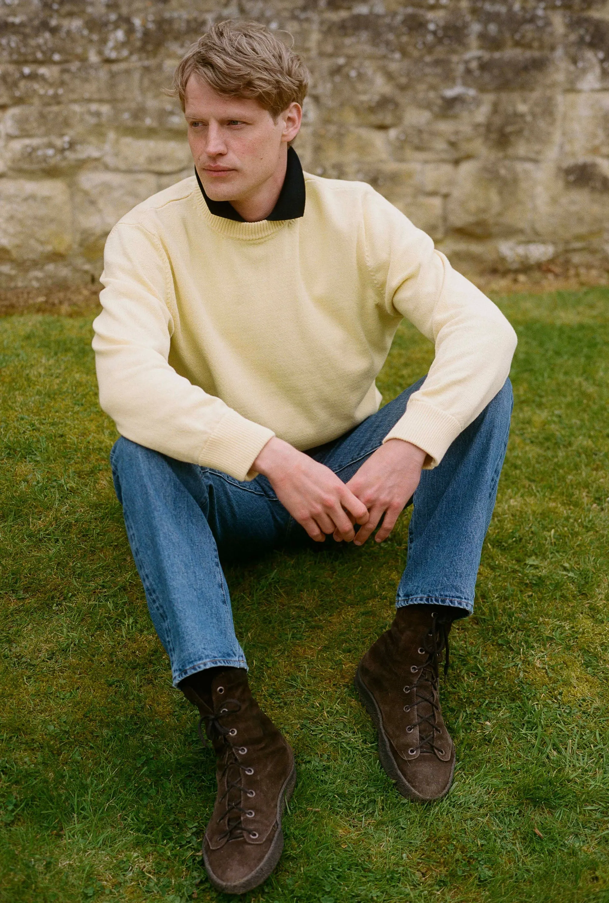 Crewneck Heavy Cotton Sunflower sold by Anglo Italian product image thumbnail 2