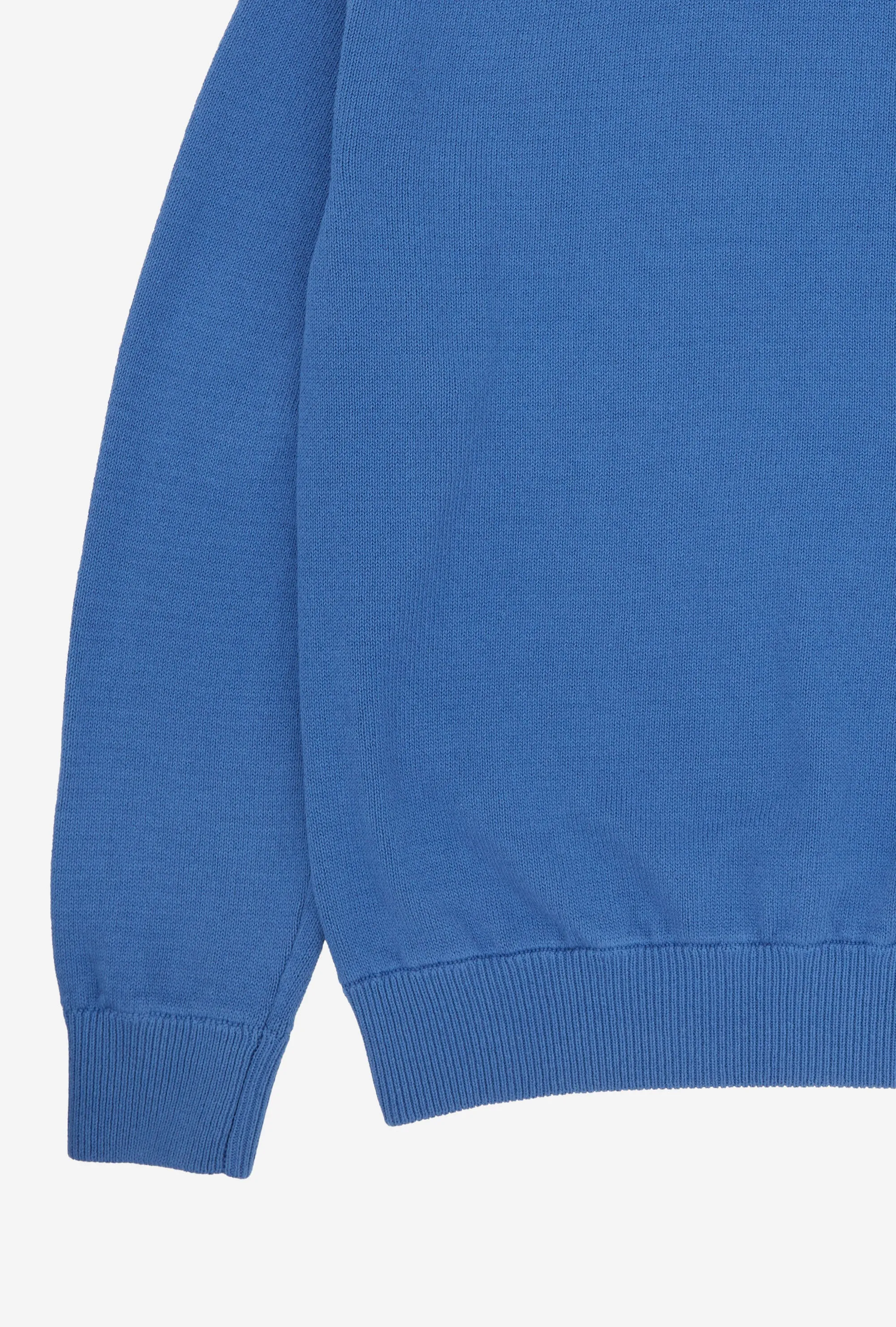 Crewneck Heavy Cotton Cobalt Blue sold by Anglo Italian product image thumbnail 3