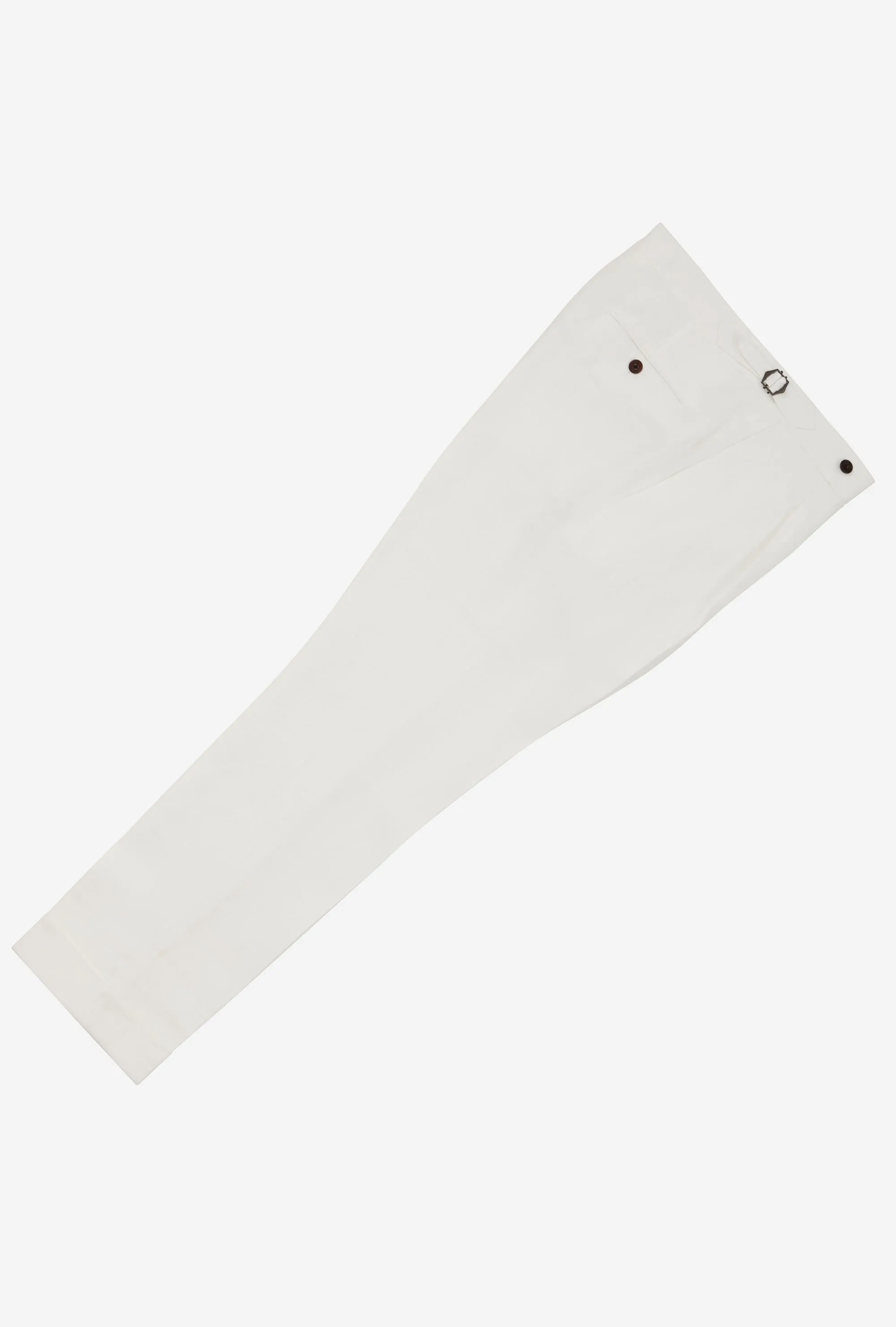 Tailored Trouser Washed Linen White sold by Anglo Italian
