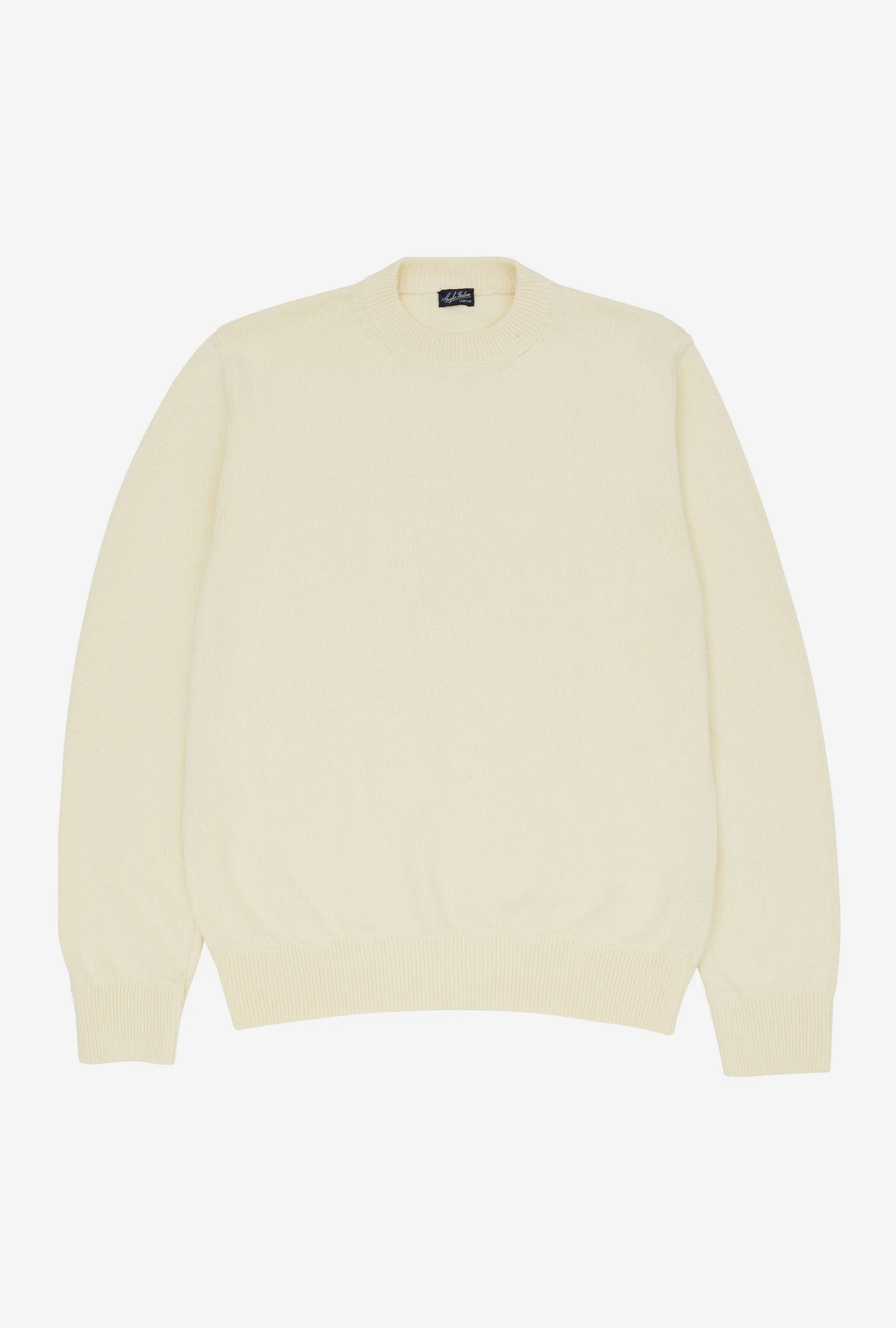 Crewneck Cotton Cream sold by Anglo Italian