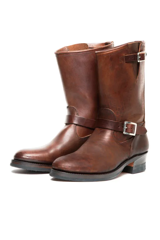 444 Engineer Boots Horsebutt Brown made by Attractions