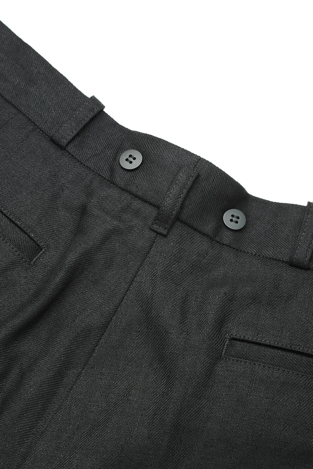 Classical Linen Trousers Black sold by Attractions product image thumbnail 4