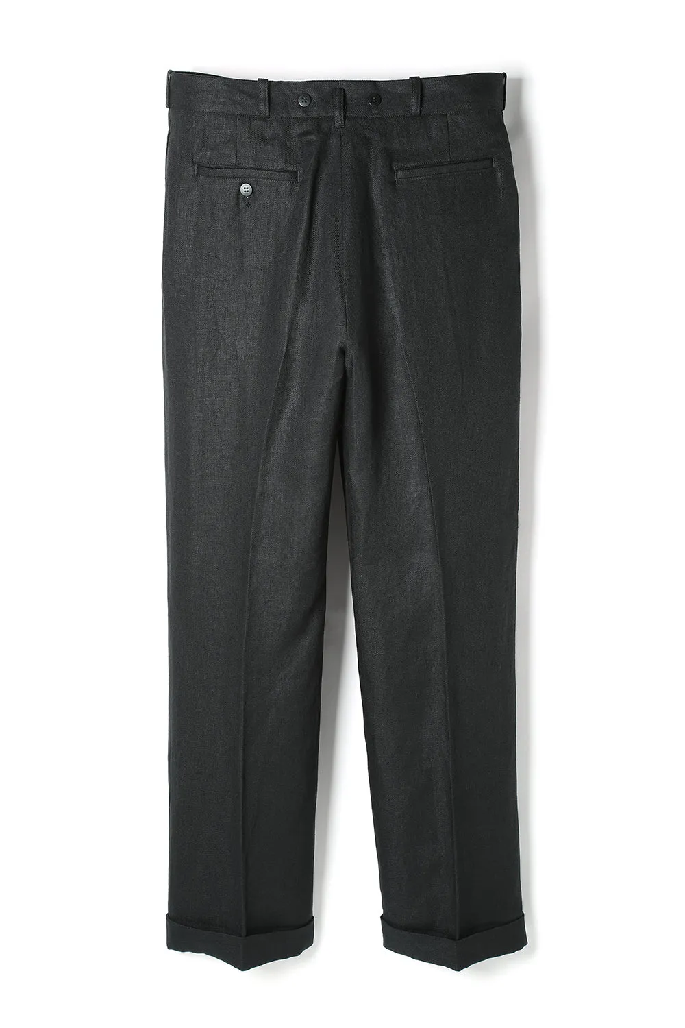 Classical Linen Trousers Black sold by Attractions product image thumbnail 2