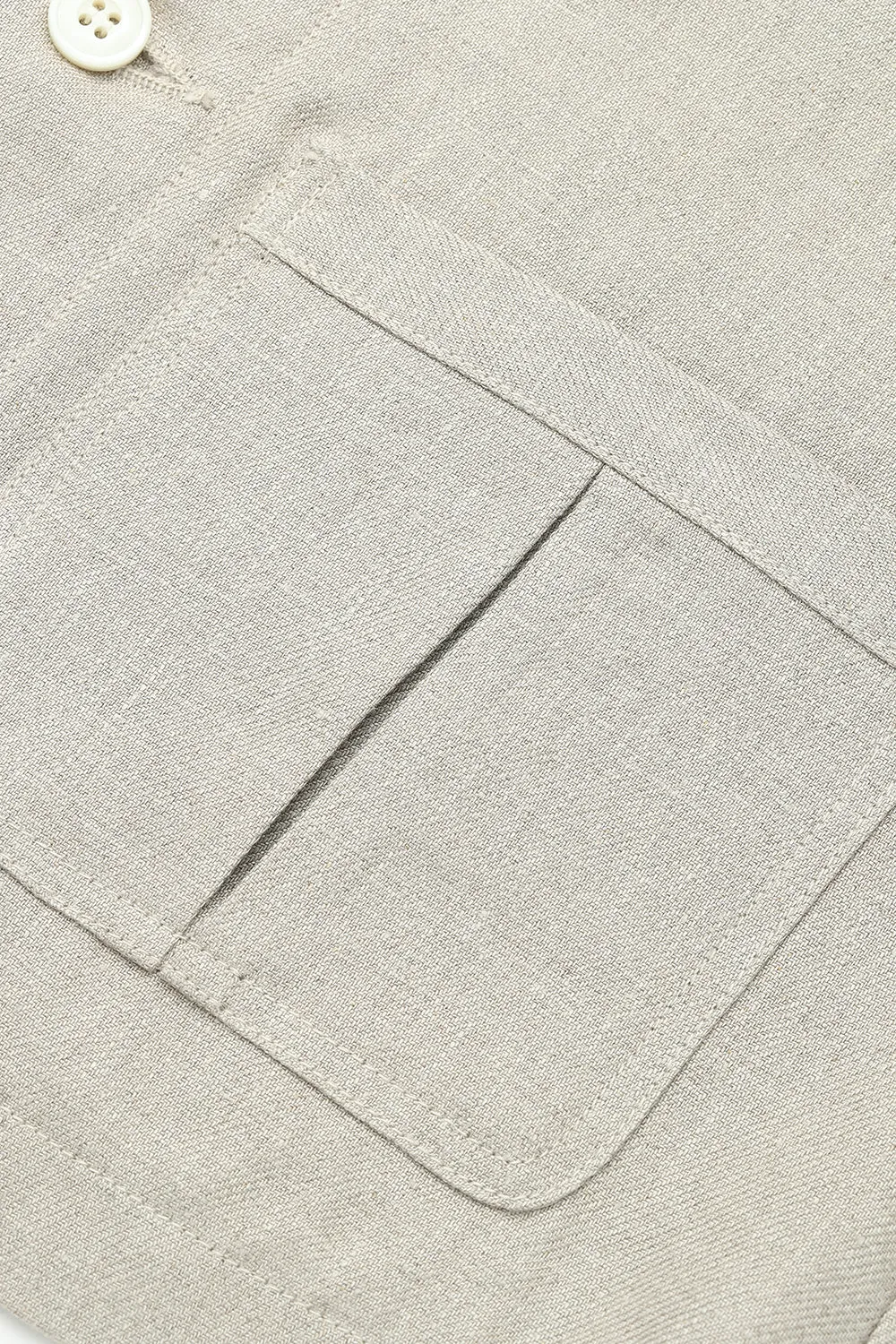 Classical Linen Vest Beige sold by Attractions product image thumbnail 5