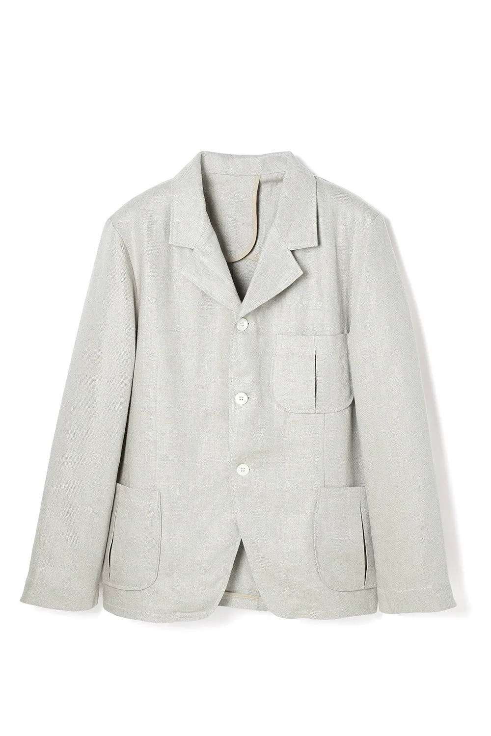 Classical Linen Tailored Jacket Beige sold by Attractions