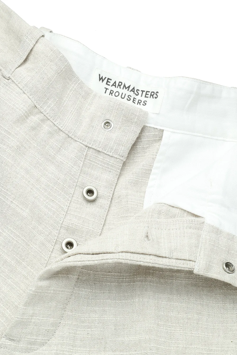 Heritage Trousers - Classic Cotton Linen Beige sold by Attractions product image thumbnail 3