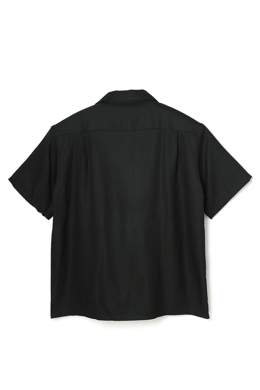 Lot.878 Flap Pocket Rayon Shirt S/S -Black- sold by Attractions product image thumbnail 2