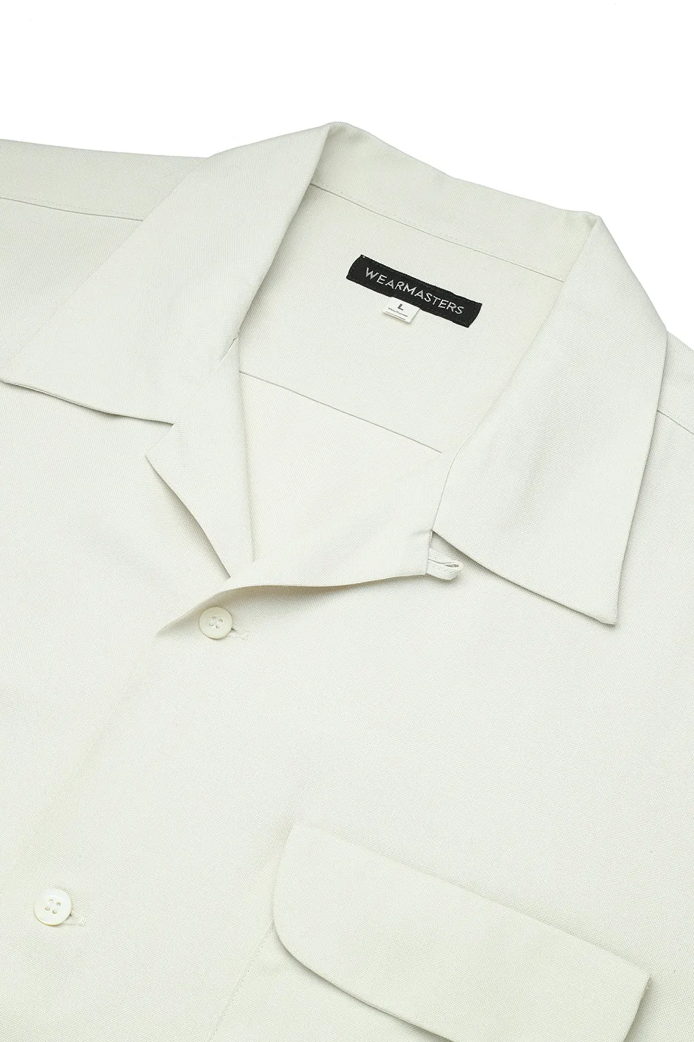 Lot.877 Flap Pocket Rayon Shirt L/S -Natural- sold by Attractions product image thumbnail 3