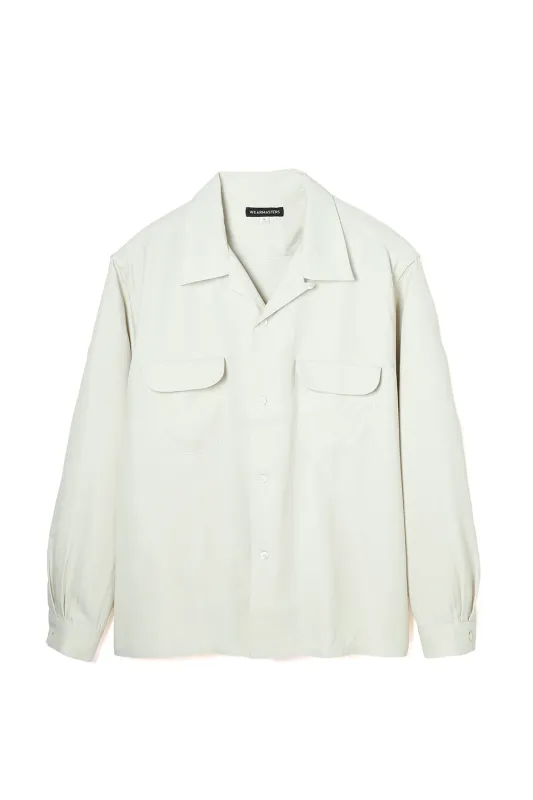 Lot.877 Flap Pocket Rayon Shirt L/S -Natural- made by Attractions
