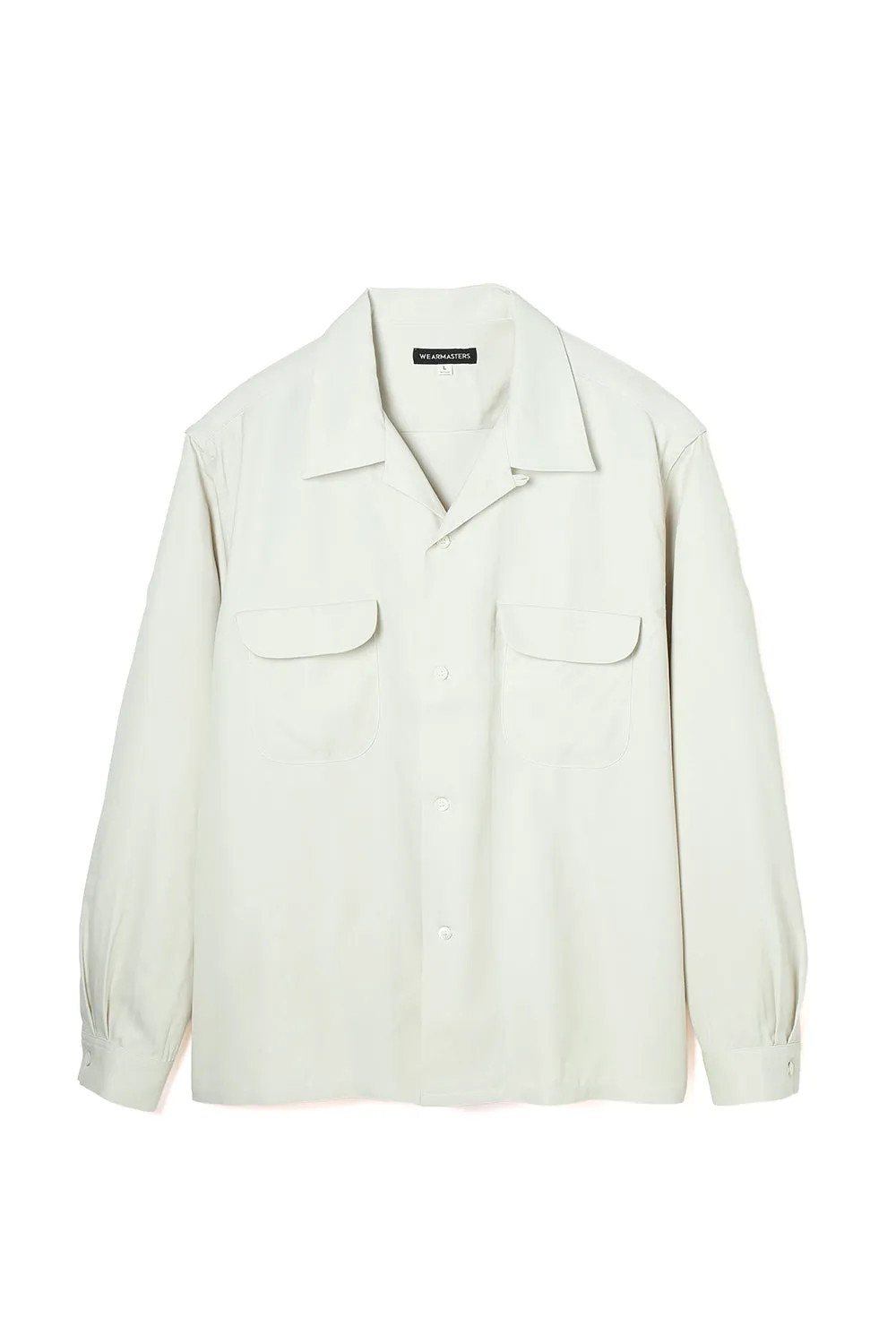 Lot.877 Flap Pocket Rayon Shirt L/S -Natural- sold by Attractions