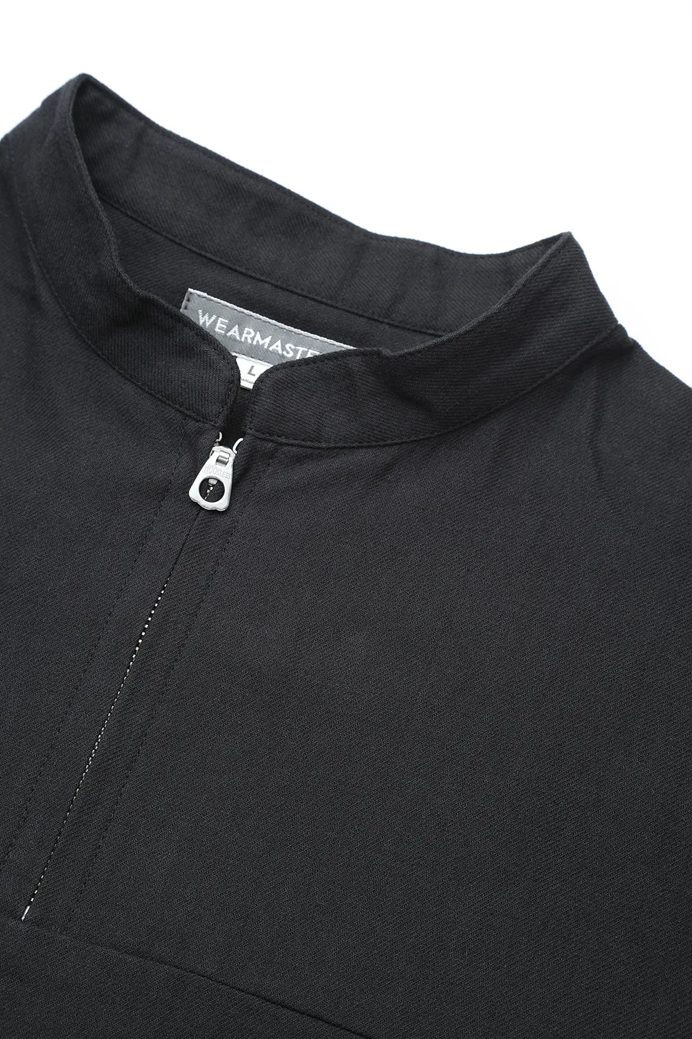 Lot.892 Half Zip Shirt -Black- sold by Attractions product image thumbnail 3