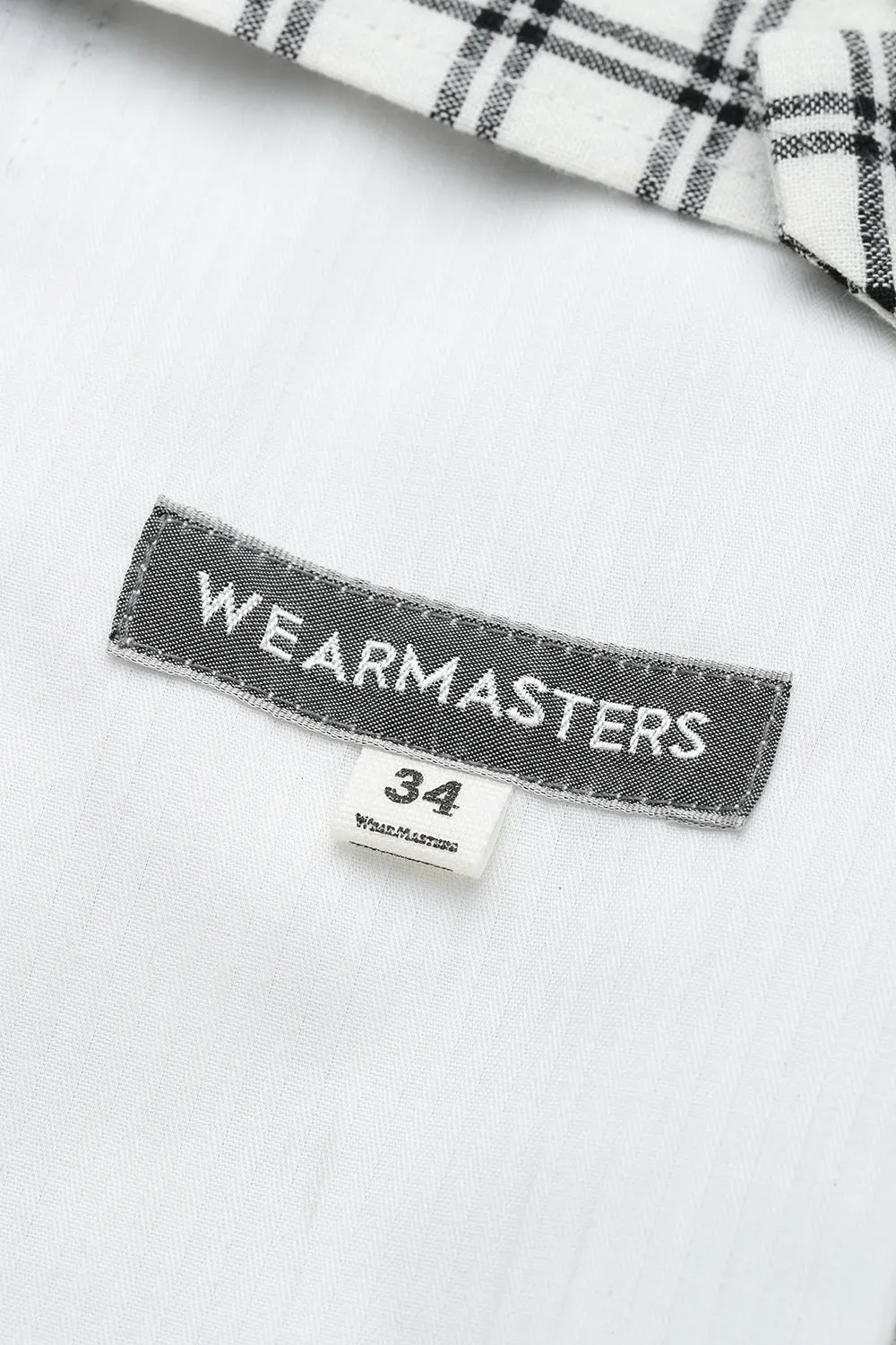 Lot.891 Double Pleats Pin Check Trousers -White- sold by Attractions product image thumbnail 5