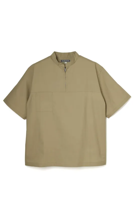 Lot.892 Half Zip Shirt -Beige- made by Attractions