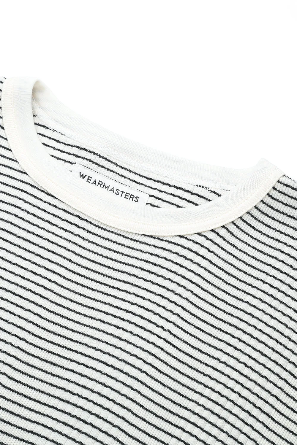 Lot.897 Multi Rib Border Tee -White- sold by Attractions product image thumbnail 3