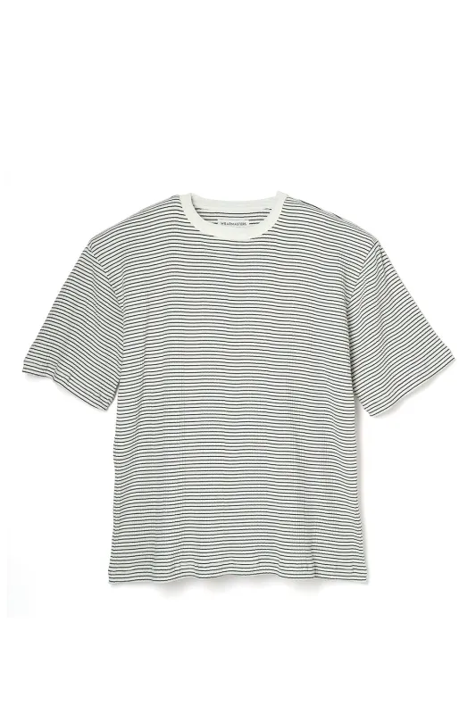 Lot.897 Multi Rib Border Tee -White- made by Attractions