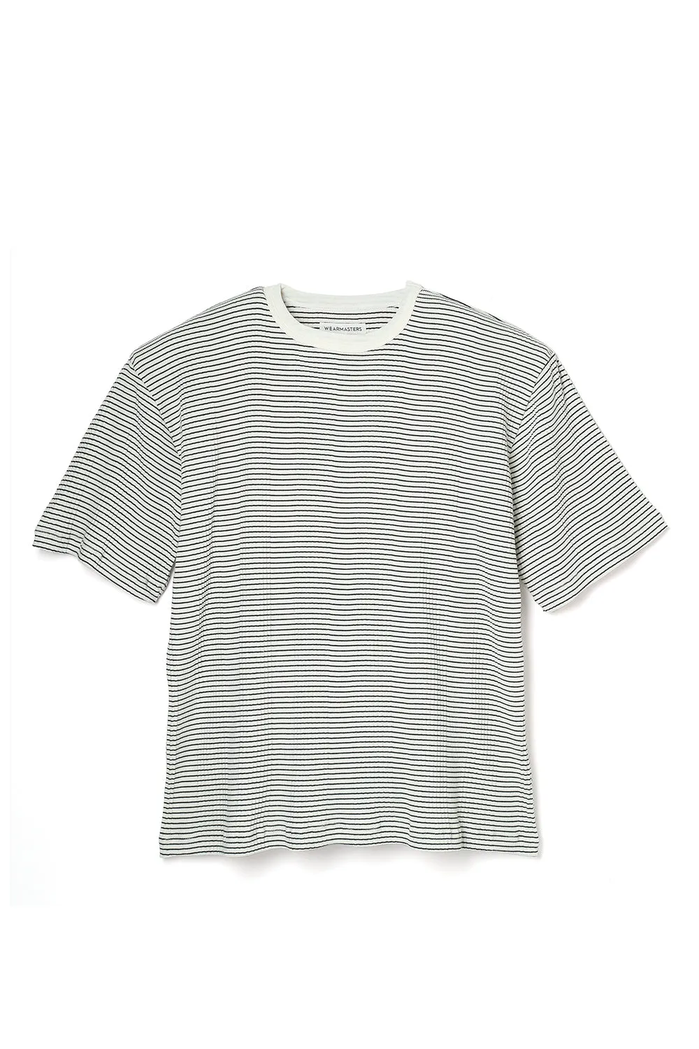 Lot.897 Multi Rib Border Tee -White- sold by Attractions