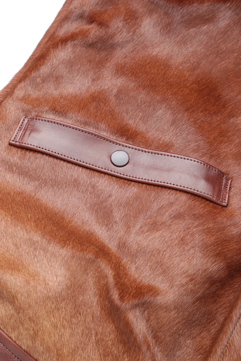 625 Hair On Horsehide King Shawl Jacket -Brown- sold by Attractions product image thumbnail 4