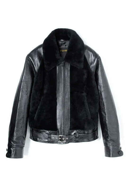 Lot.500 Grizzly Jacket -Black × Black- made by Attractions