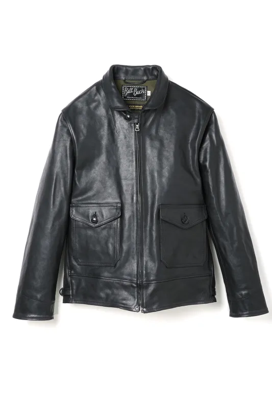 Lot.762 Horsehide A-1 Zip Jacket -Black- made by Attractions