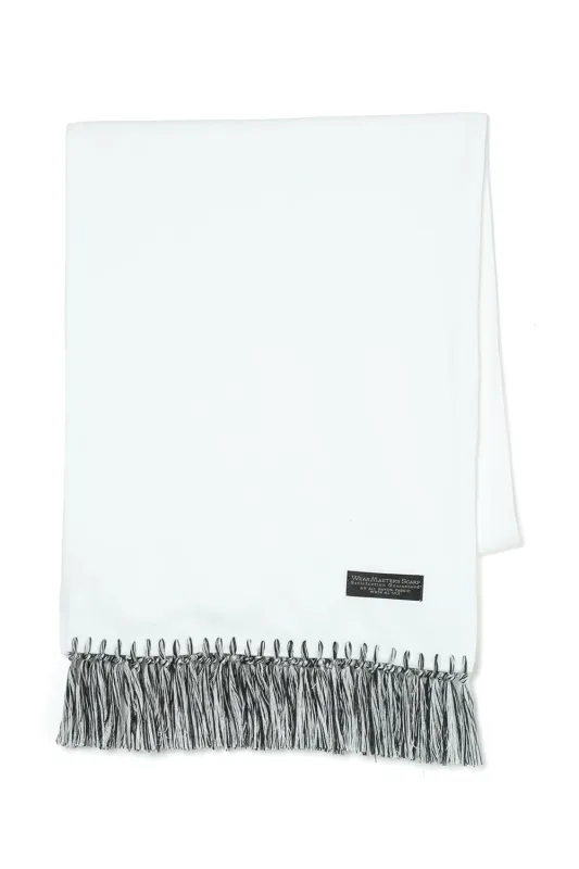 WEARMASTERS Scarf White Solid made by Attractions