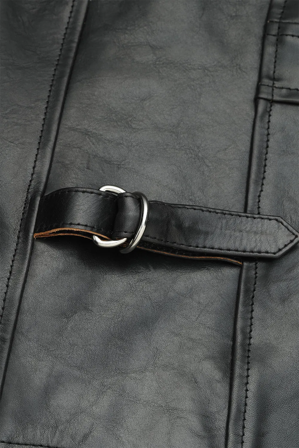 853 "Limited" Ottocento Cowhide Double Flats Jacket sold by Attractions product image thumbnail 5