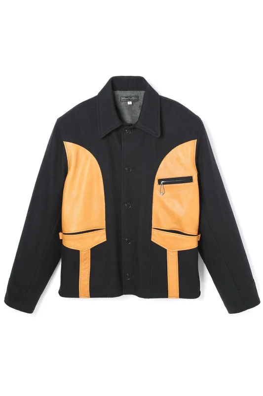 Lot.859 Button Sport Jacket -Navy- made by Attractions