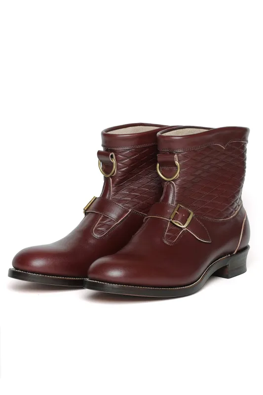 Roper Boots Burgundy made by Attractions