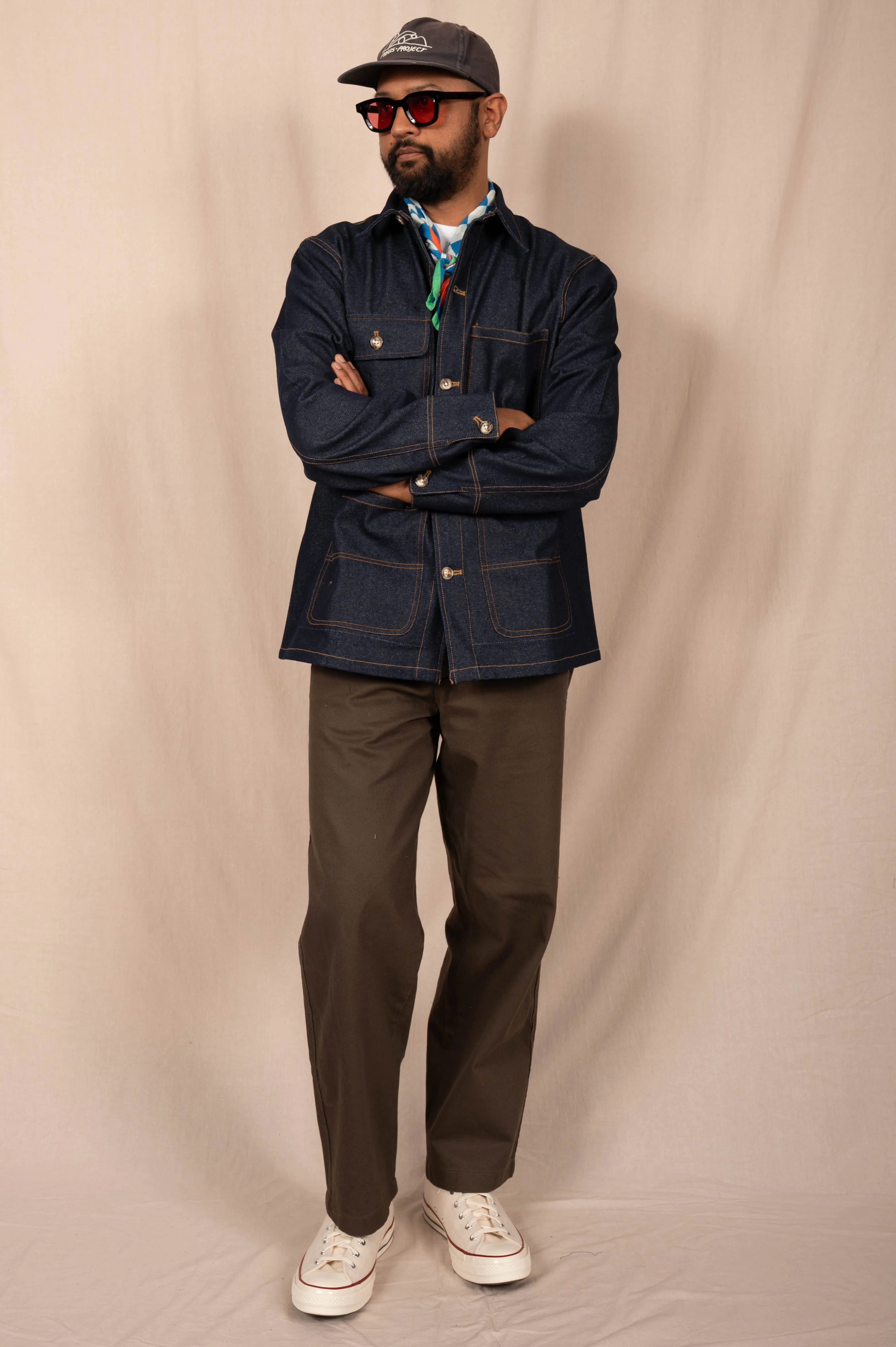 Chore Coat in Indigo Denim sold by Dushyant product image thumbnail 2