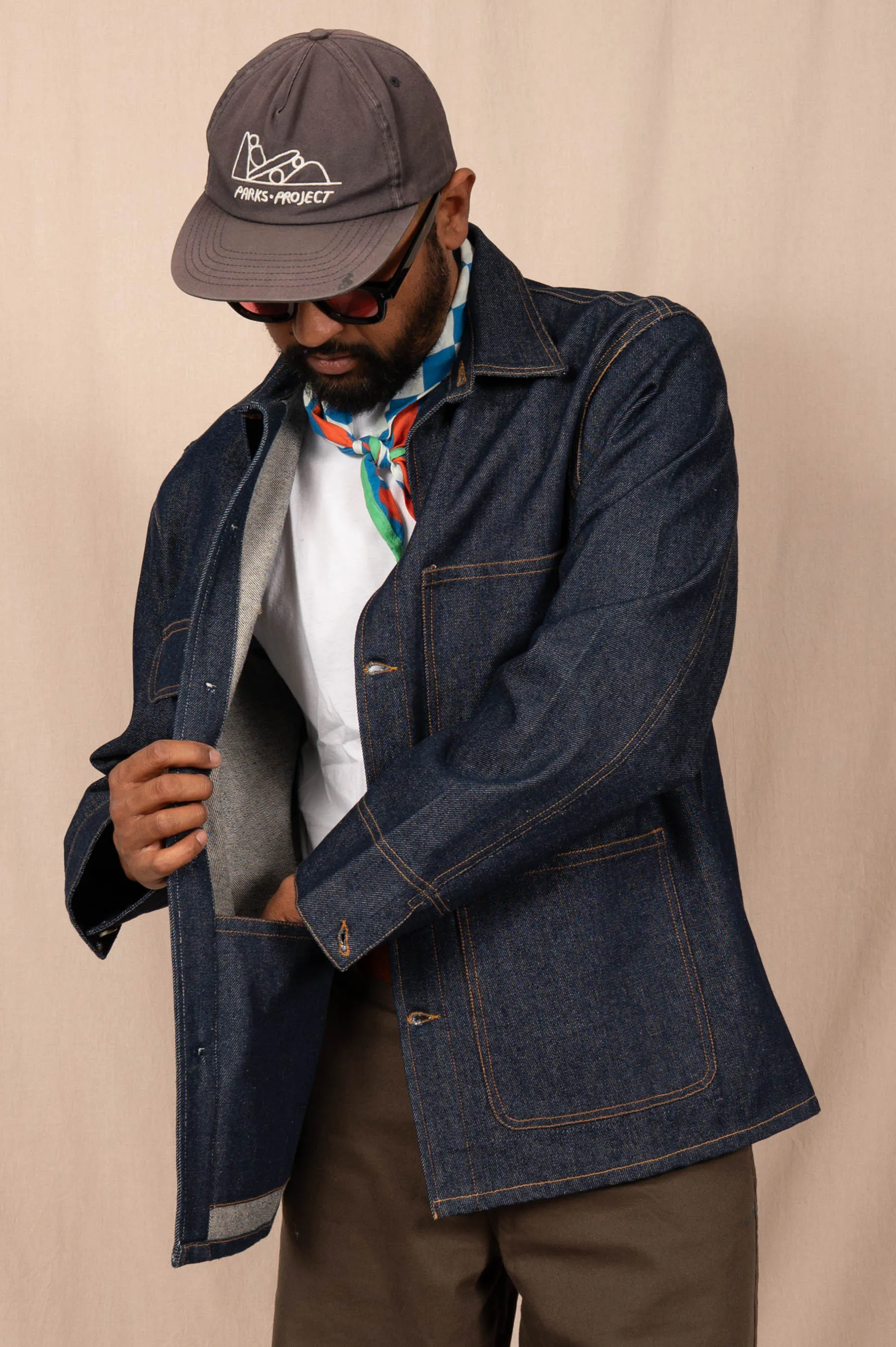Chore Coat in Indigo Denim sold by Dushyant product image thumbnail 5