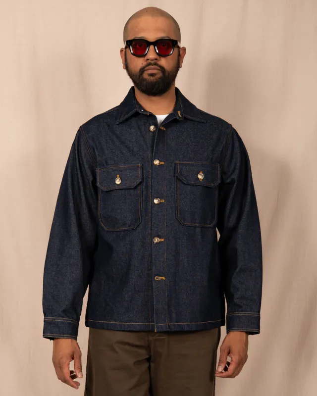 'Tony' Workshirt in Indigo Denim made by Dushyant