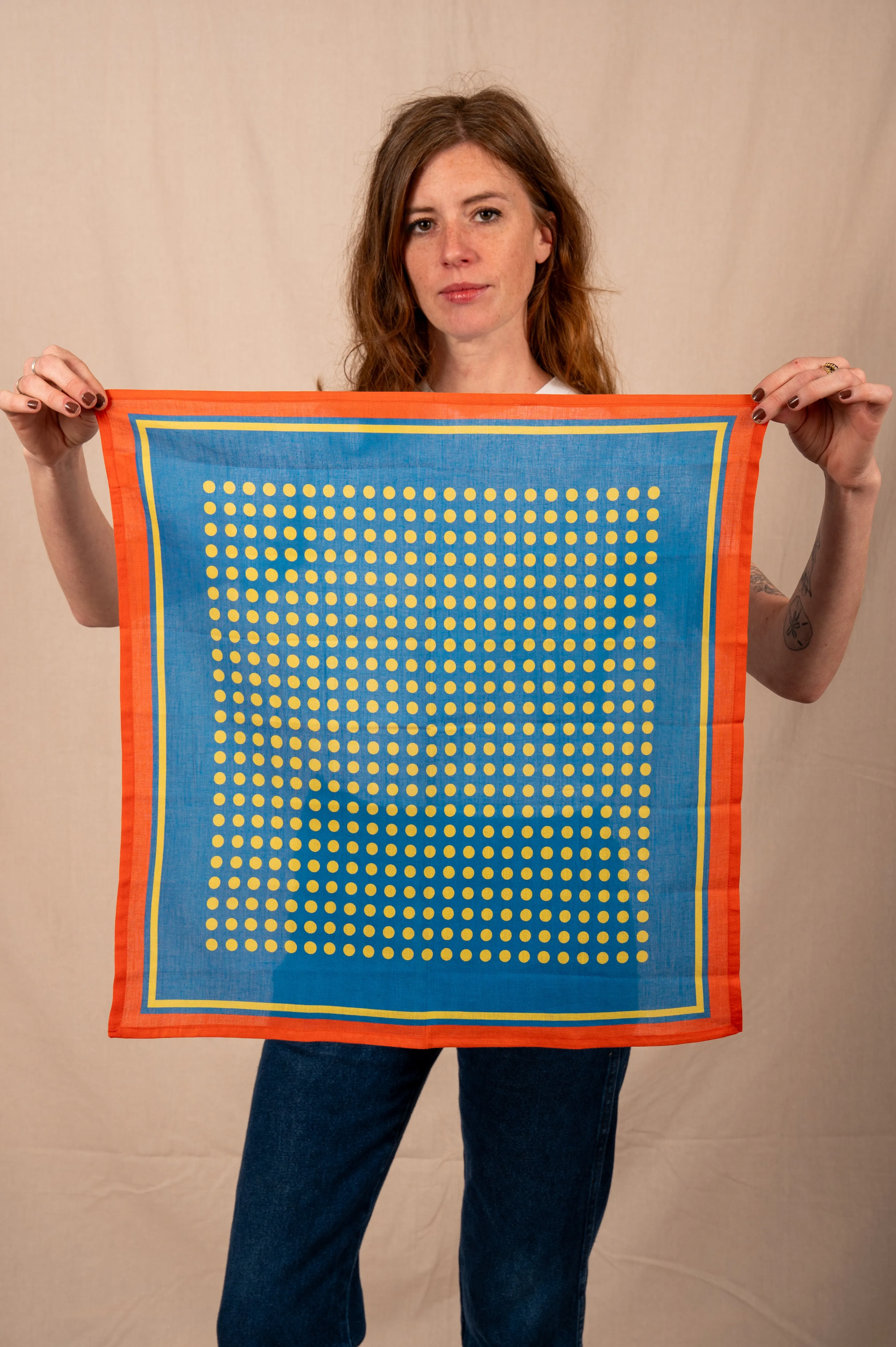 Archie Bandana No. 2 - Marigold Rain sold by Dushyant product image thumbnail 3