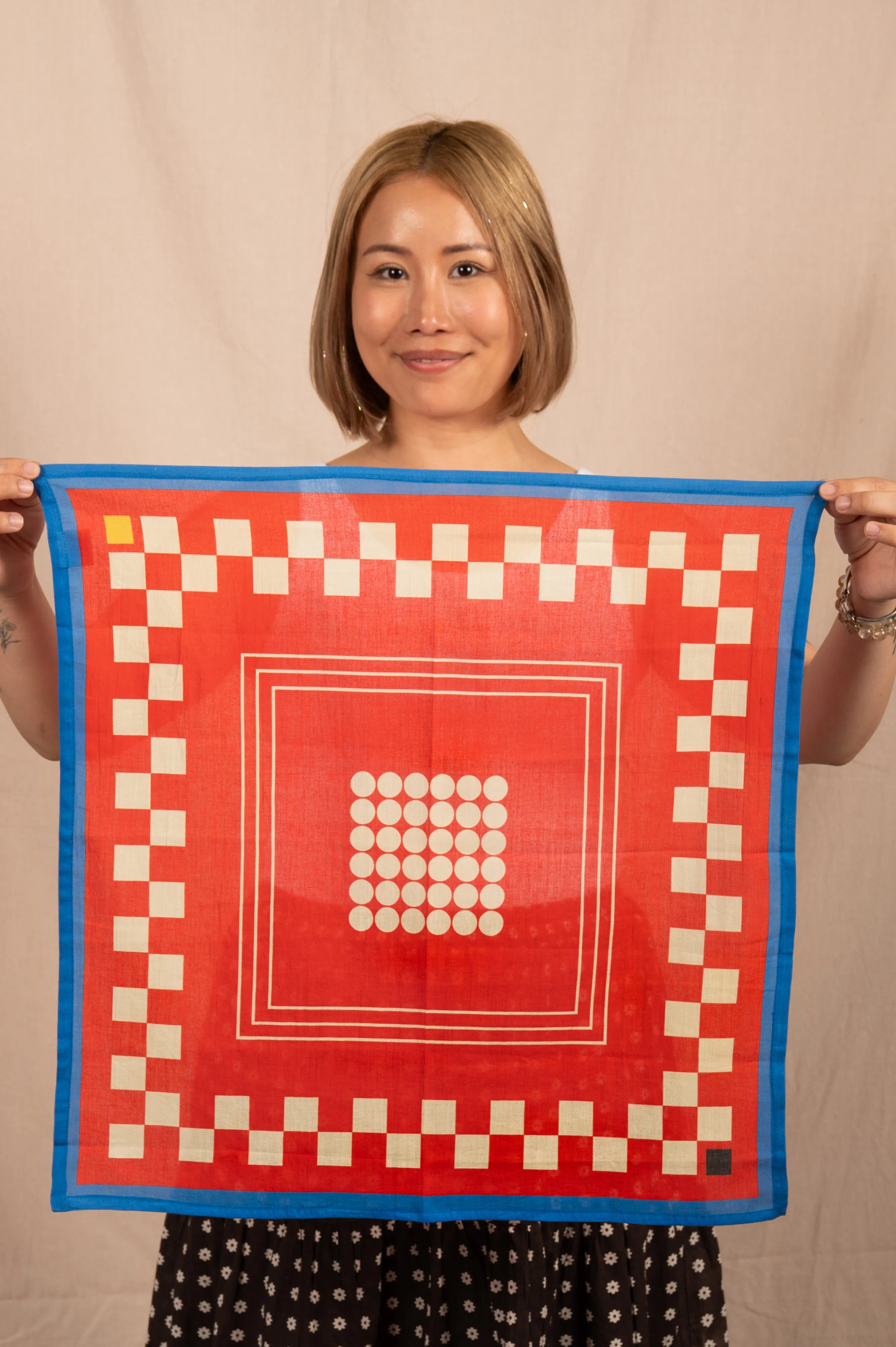 Archie Bandana No. 15 - A Study in Red sold by Dushyant product image thumbnail 2