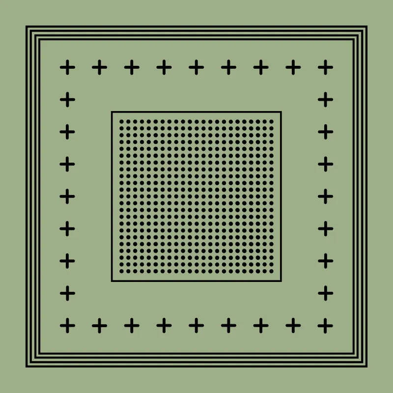 Archie Bandana No. 35 - The Gradient in Sage made by Dushyant