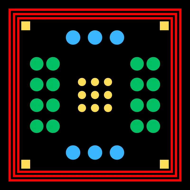 Archie Bandana No. 11 - Midnight Ludo made by Dushyant