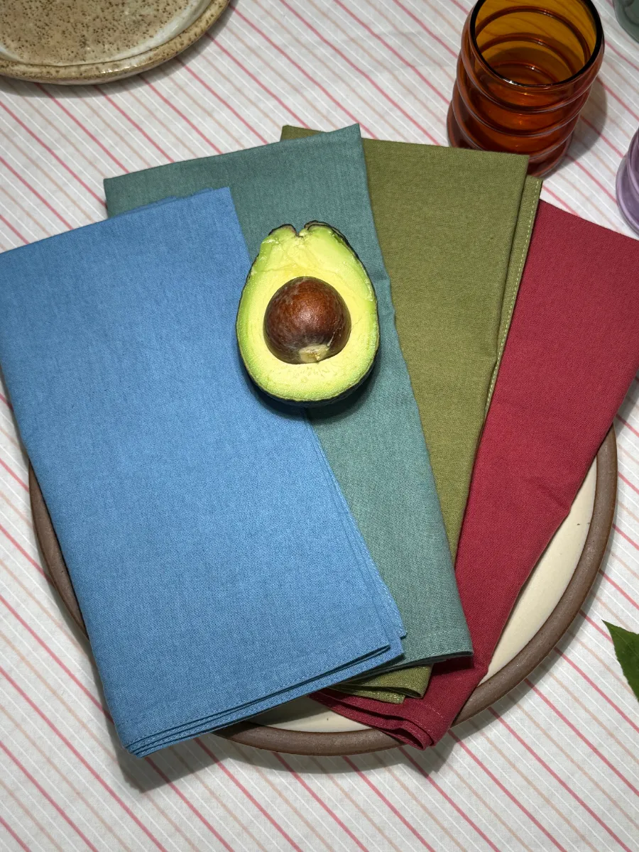 Emma Napkins - Natural Dyed - Assorted Colors - Set of 4 sold by Dushyant product image thumbnail 2