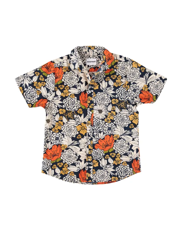 Hand Screen Printed 'The Japan' Shirt made by Dushyant