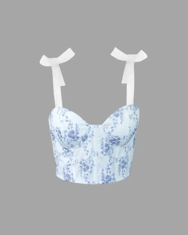 Chiara's Tie Strap Floral Cami Top sold by Chiara product image thumbnail 4