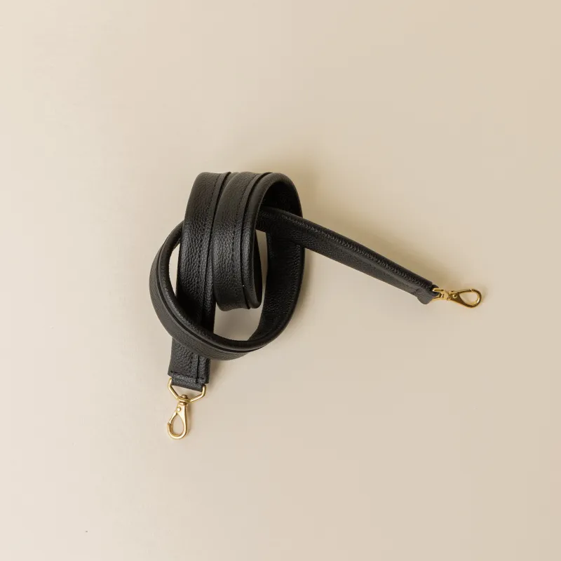 Black Crossbody Strap made by Baqette