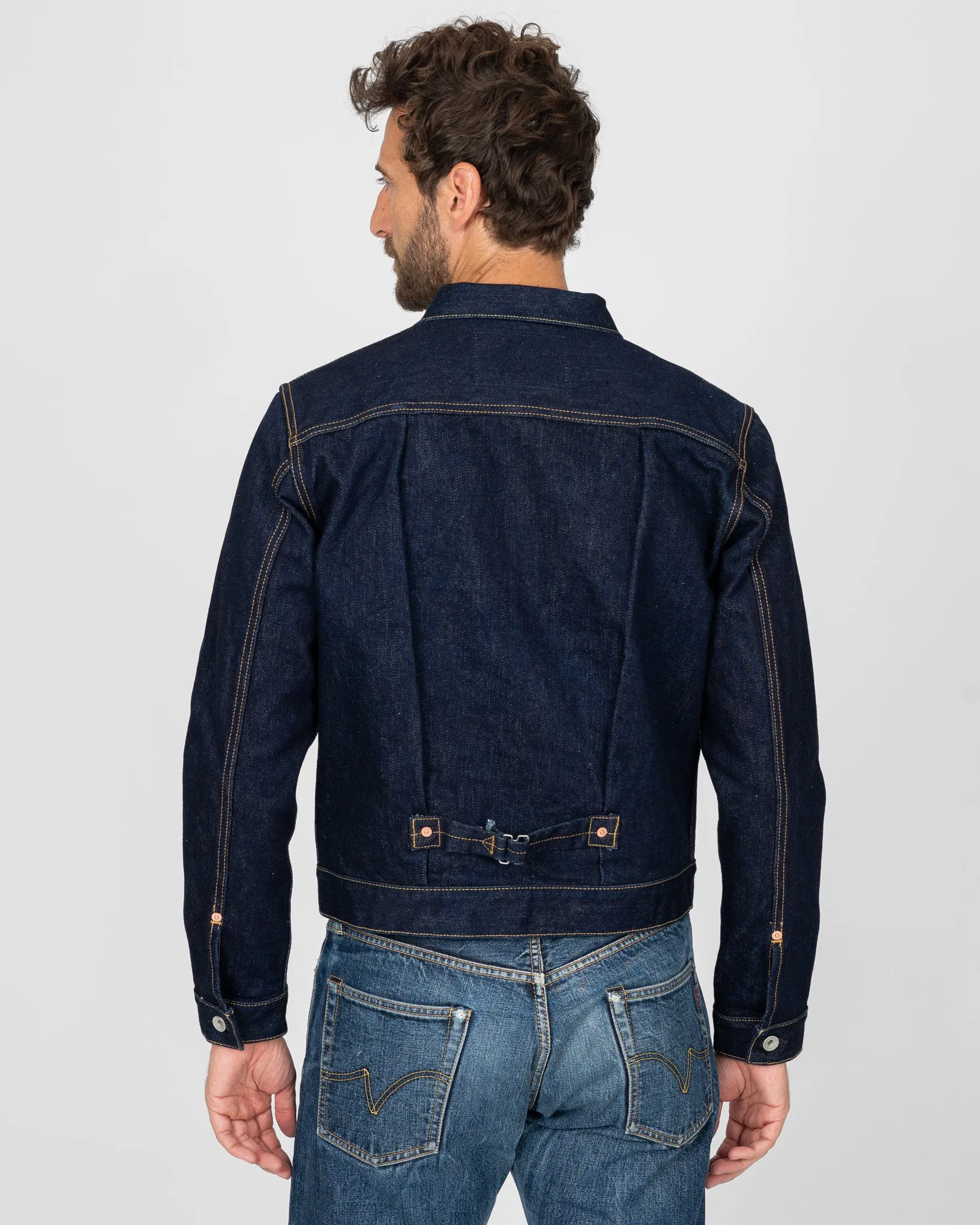 19oz Selvedge Denim Type II Jacket - Indigo sold by Iron Heart product image thumbnail 5