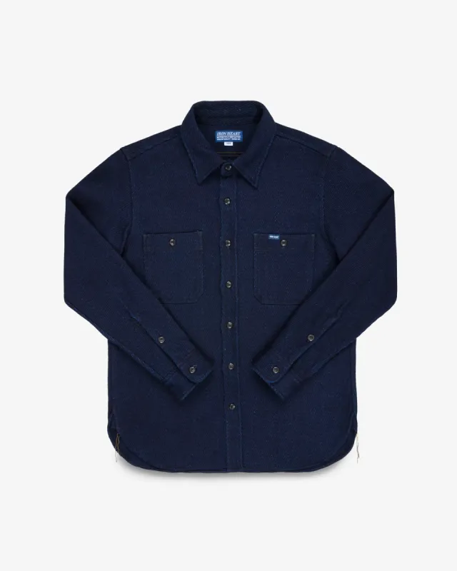 14oz Kersey Work Shirt - Indigo sold by Iron Heart