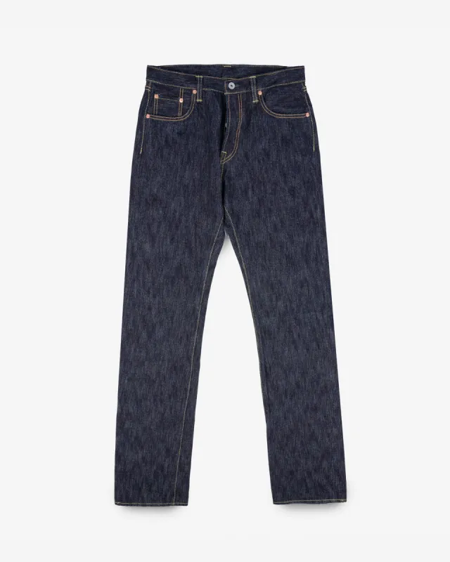 16oz Slubby Selvedge Denim Straight Cut Jeans - Indigo sold by Iron Heart