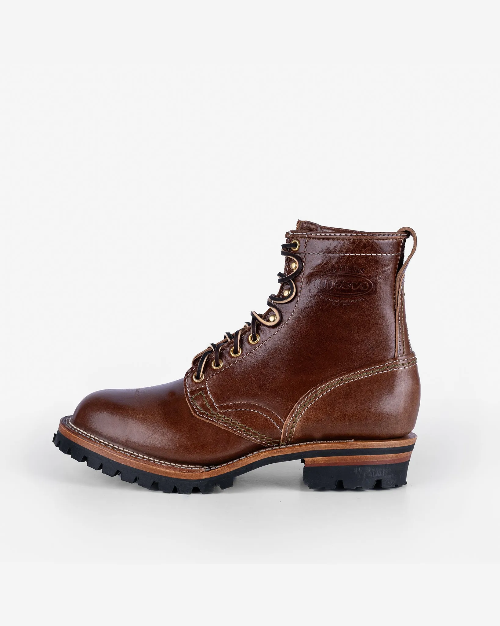 Iron Heart Int'l x Wesco® - 8" Maryam Horsehide Jobmaster® Boot - Brown sold by Iron Heart product image thumbnail 3