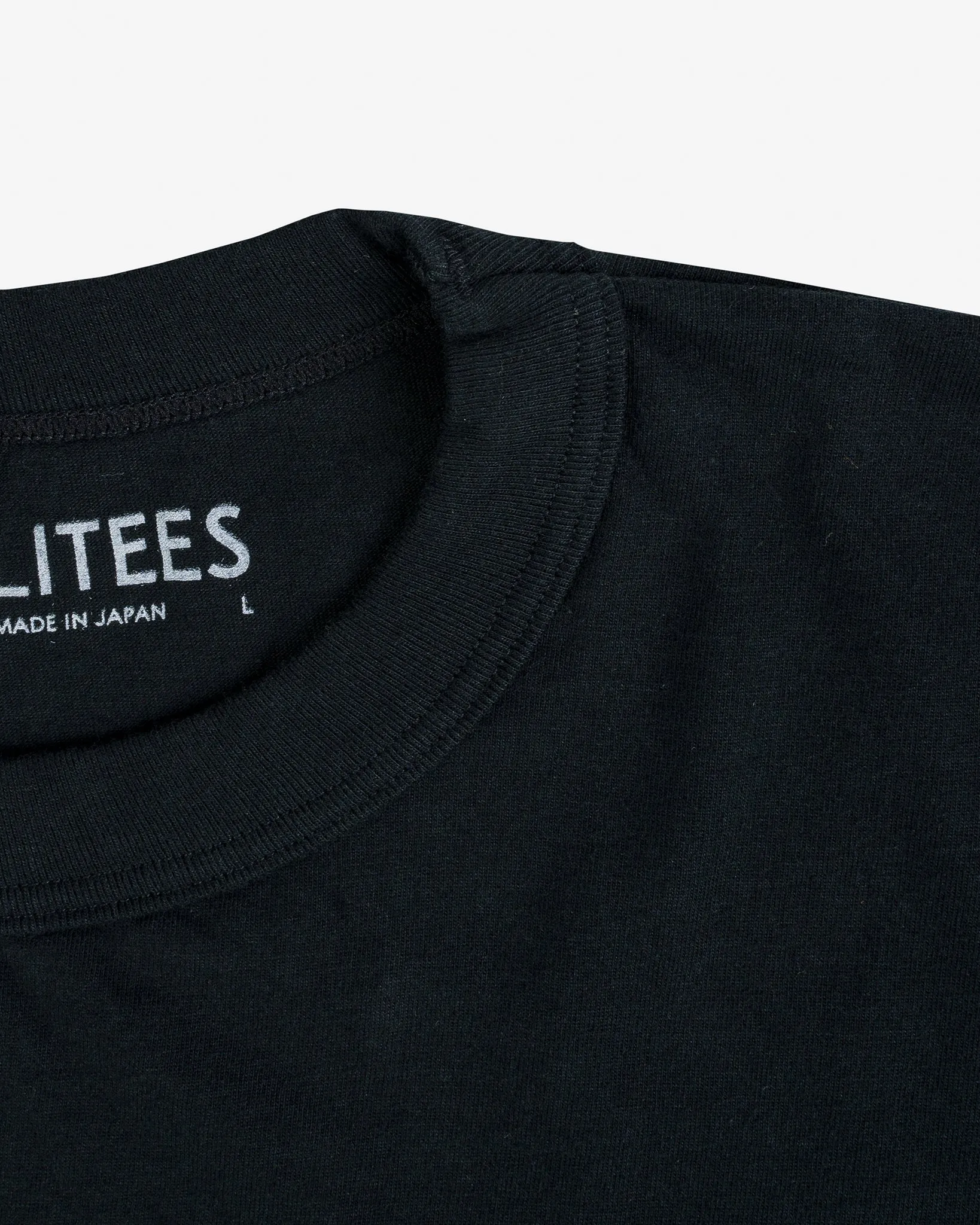 UTILITEES - 5.5oz Loopwheel Crew Neck T-Shirt - Black sold by Iron Heart product image thumbnail 5