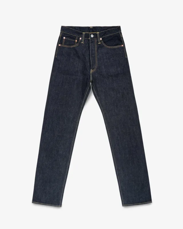 14oz Selvedge Denim "1955" Vintage Tapered Jeans - Indigo sold by Iron Heart