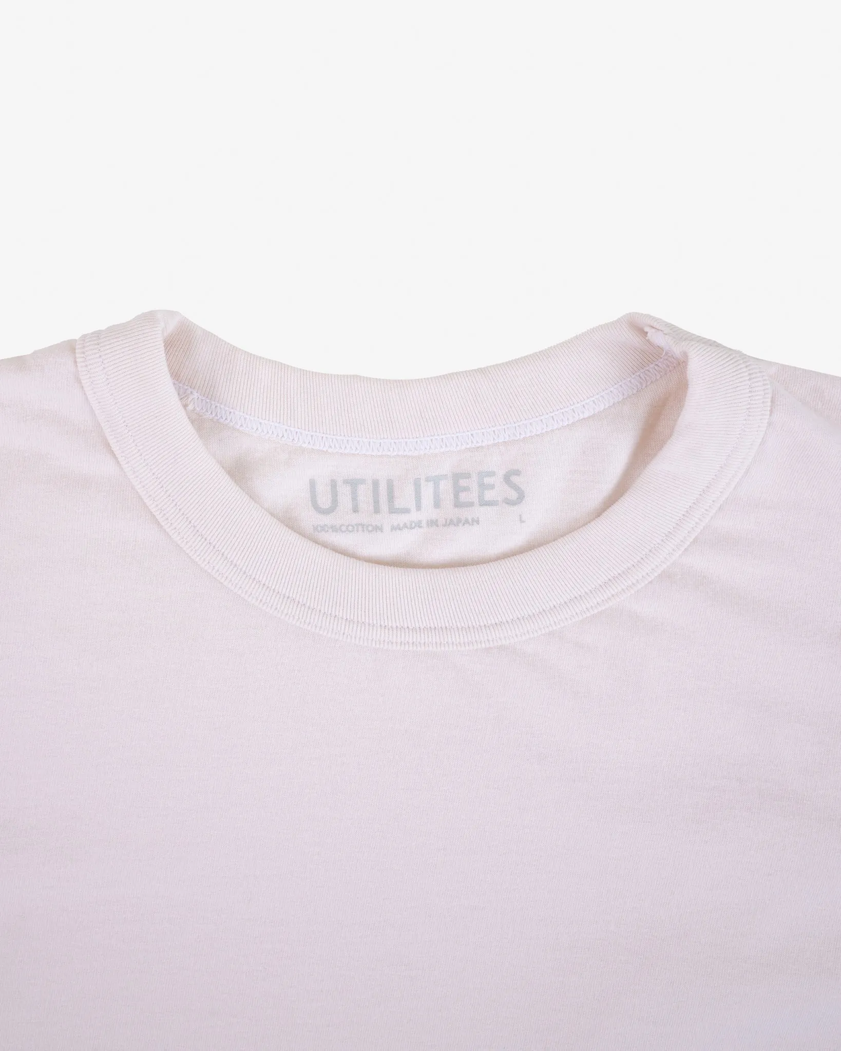 UTILITEES - 5.5oz Loopwheel Crew Neck T-Shirt - Natural Pigment Dyed Sakura sold by Iron Heart product image thumbnail 5