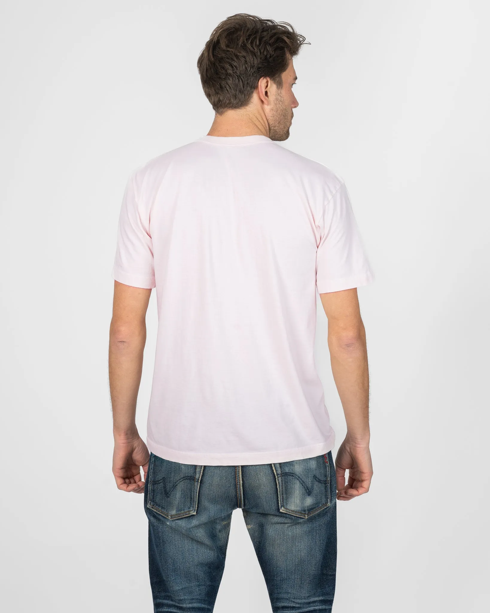 UTILITEES - 5.5oz Loopwheel Crew Neck T-Shirt - Natural Pigment Dyed Sakura sold by Iron Heart product image thumbnail 3